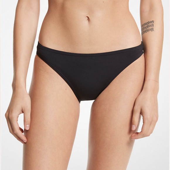 NWT MICHAEL Michael Kors Blue Bikini Bottom Size Large - Picture 6 of 7